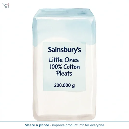 Sainsbury's Little Ones 100% Cotton Pleats 200g