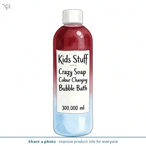 Kids Stuff Crazy Soap Colour Changing Bubble Bath 300ml