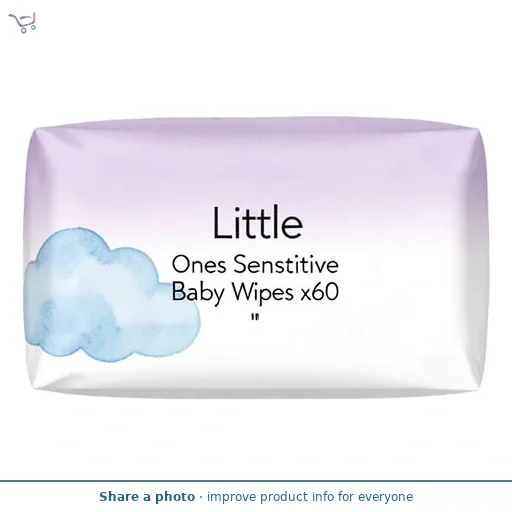 Little Ones Sensitive Baby Wipes x60