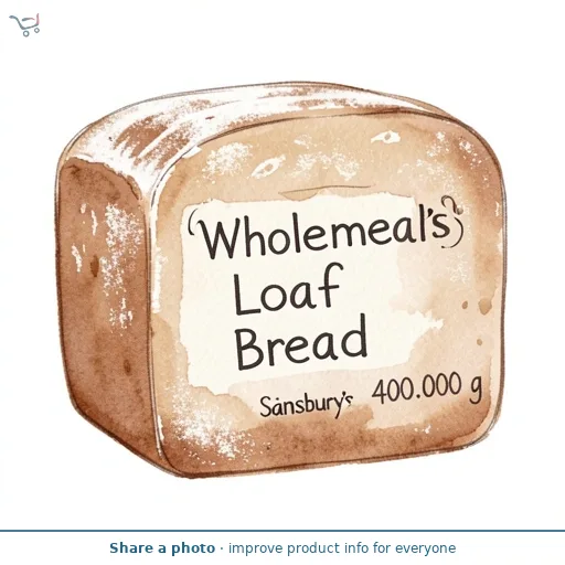 Sainsbury's Wholemeal Loaf Bread 400g