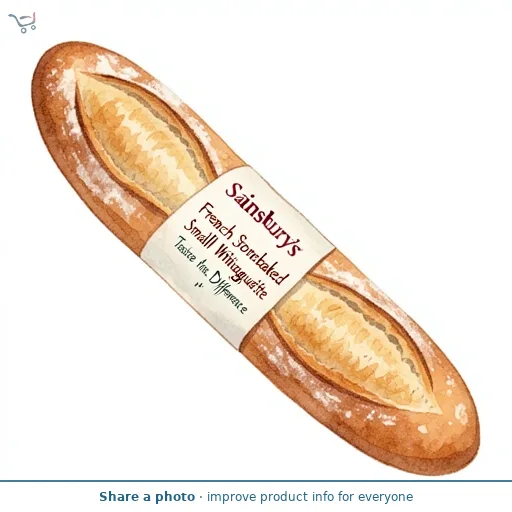 Sainsbury's French Stonebaked Small White Baguette Baton, Taste the Difference