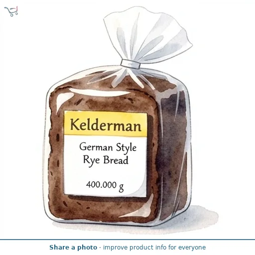 Kelderman German Style Rye Bread 400g