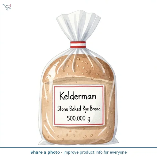 Kelderman Stone Baked Rye Bread 500g