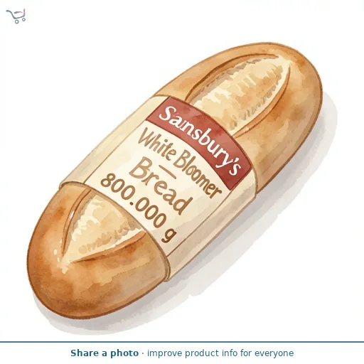 Sainsbury's White Bloomer Bread 800g