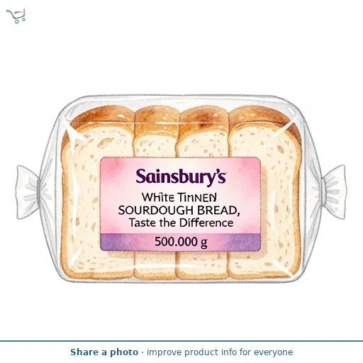 Sainsbury's White Tinned Sourdough Bread, Taste the Difference 500g