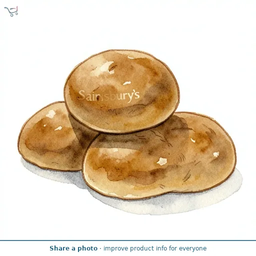 Sainsbury's Large Soft Wholemeal Rolls x4