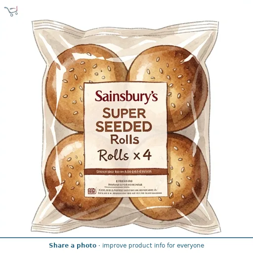 Sainsbury's Super Seeded Rolls x4