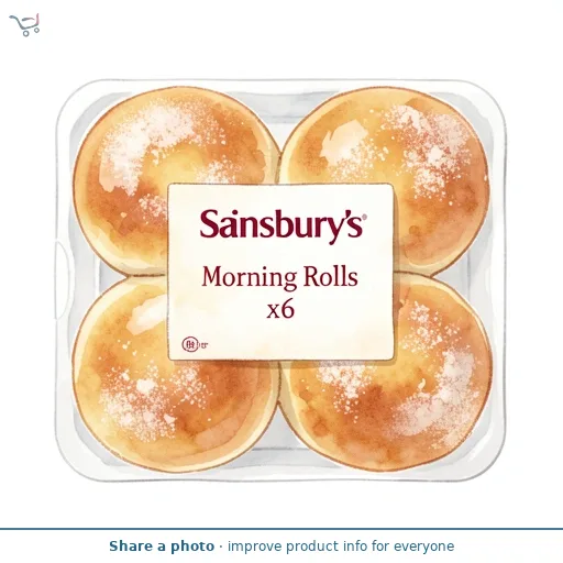 Sainsbury's Morning Rolls x6