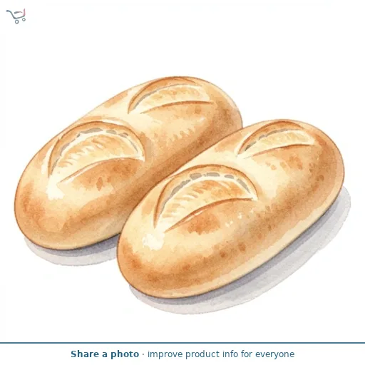 Sainsbury's White Vienna Rolls x4