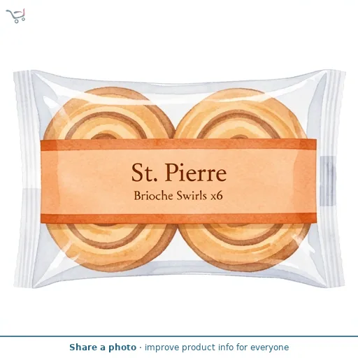 St. Pierre Brioche Swirls x6