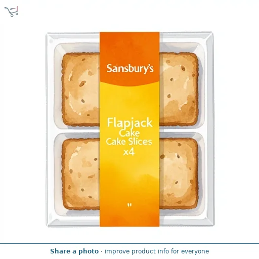 Sainsbury's Flapjack Cake Slices x4