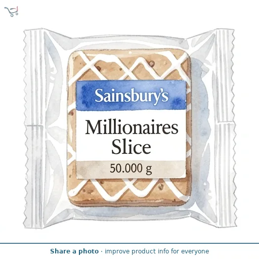 Sainsbury's Millionaires Slice 50g