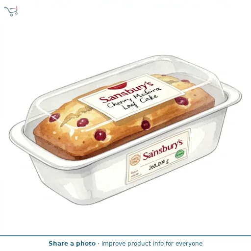 Sainsbury's Cherry Madeira Loaf Cake 268g