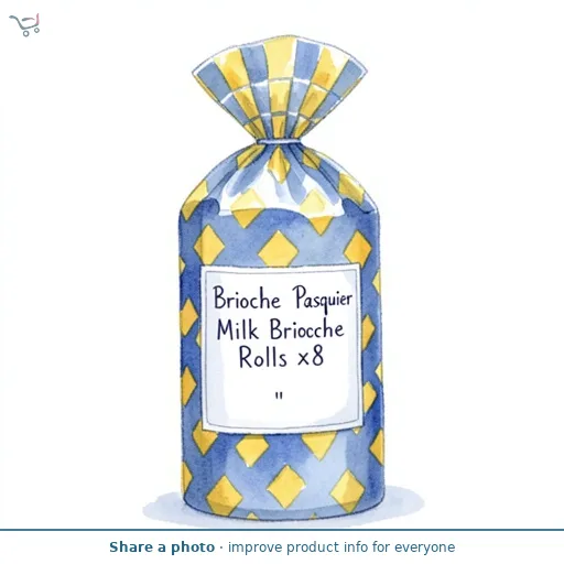 Brioche Pasquier Milk Brioche Rolls x8