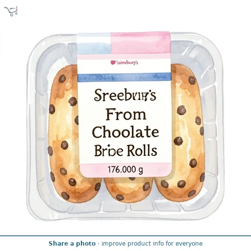 Sainsbury's Free From Chocolate Brioche Rolls 176g