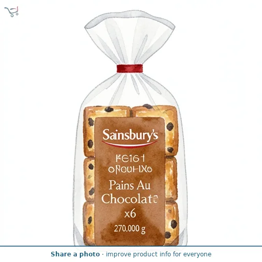 Sainsbury's Pains Au Chocolat x6 270g