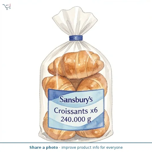 Sainsbury's Croissants x6 240g