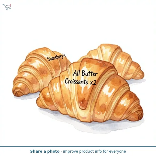 Sainsbury's All Butter Croissants x2