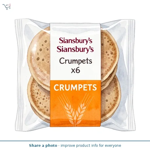 Sainsbury's Crumpets x6