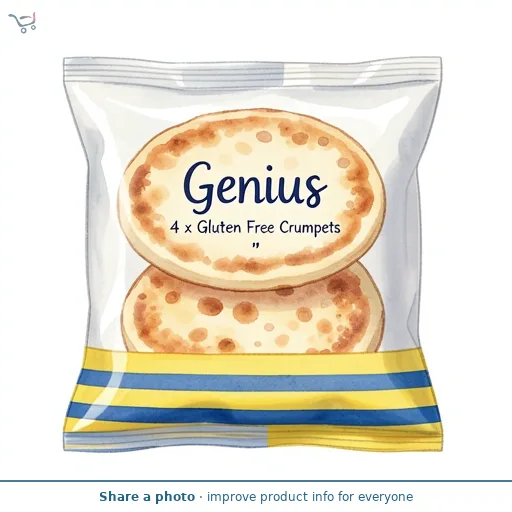 Genius 4 x Gluten Free Crumpets