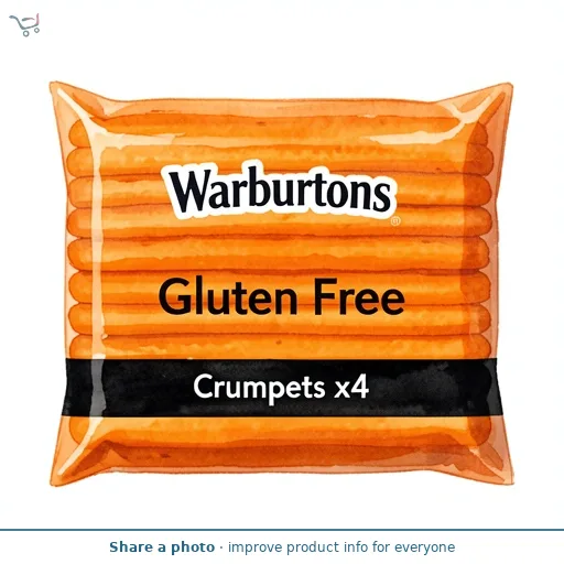 Warburtons Gluten Free Crumpets x4