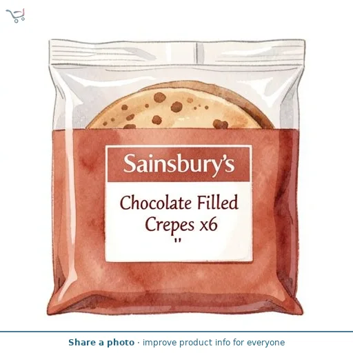 Sainsbury's Chocolate Filled Crepes x6