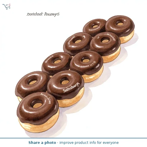 Sainsbury's Mini Chocolate Doughnuts x10