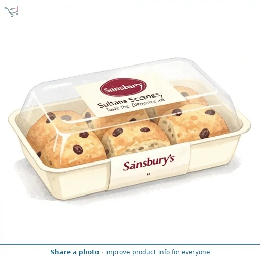 Sainsbury's Sultana Scones, Taste the Difference x4