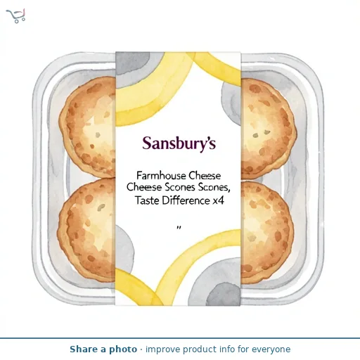 Sainsbury's Farmhouse Cheese Scones, Taste Difference x4
