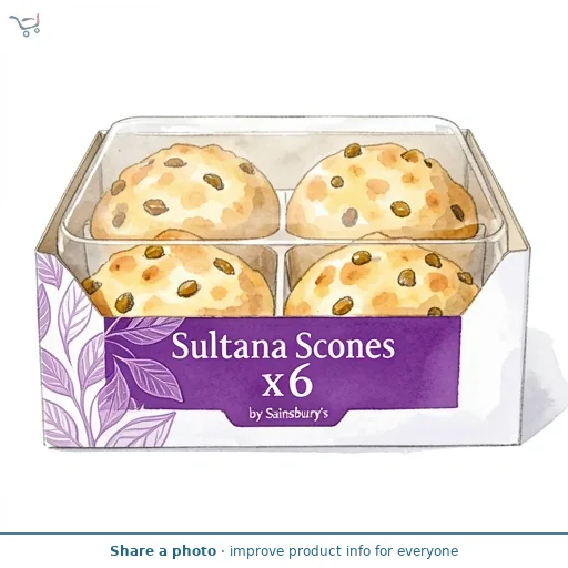 Sainsbury's Sultana Scones x6