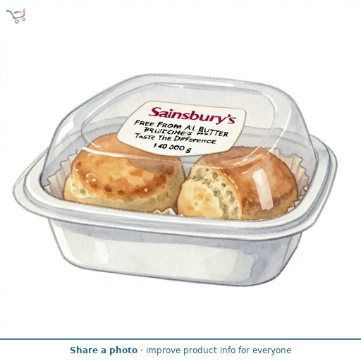Sainsbury's Free From All Butter Fruit Scones, Taste the Difference 140g