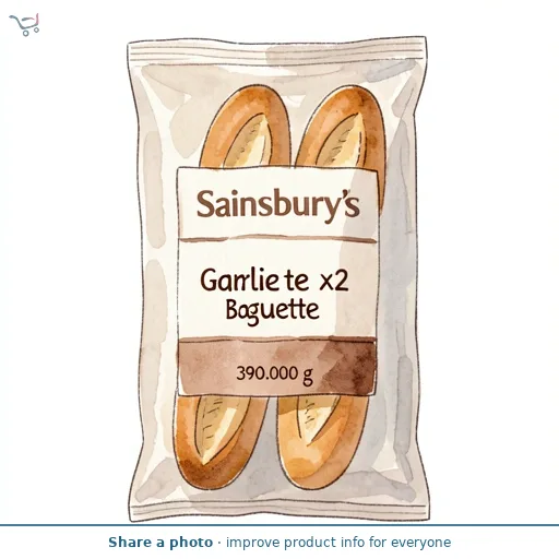 Sainsbury's Garlic Baguette x2 390g