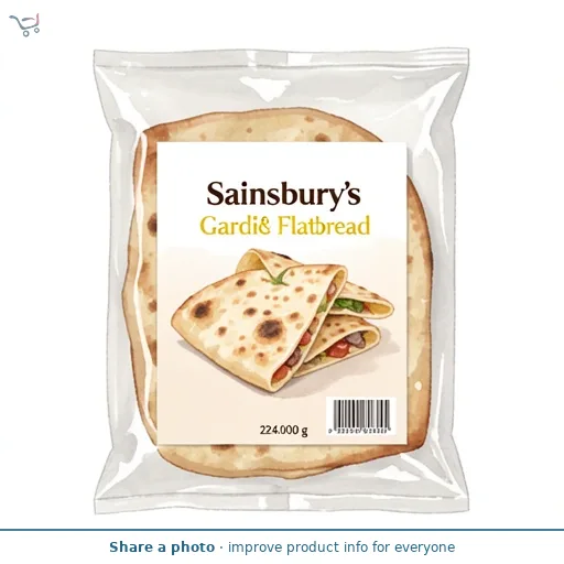 Sainsbury's Cheese & Garlic Flatbread 224g