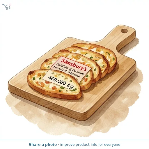 Sainsbury's Garlic Butter & Pecorino Focaccia, Taste the Difference 460g