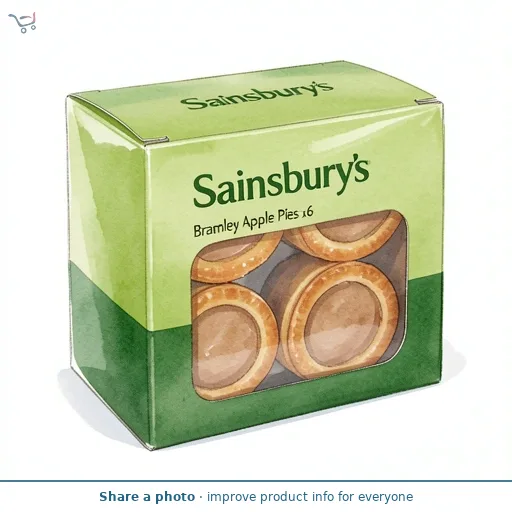 Sainsbury's Bramley Apple Pies x6