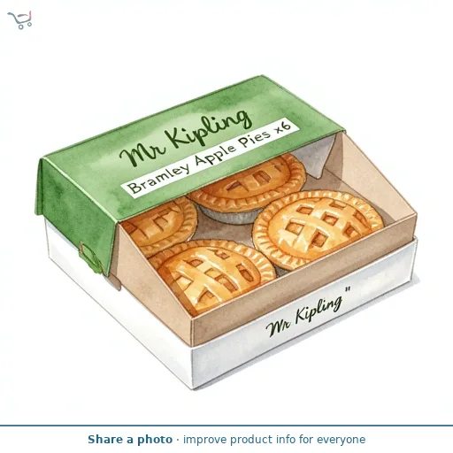 Mr Kipling Bramley Apple Pies x6