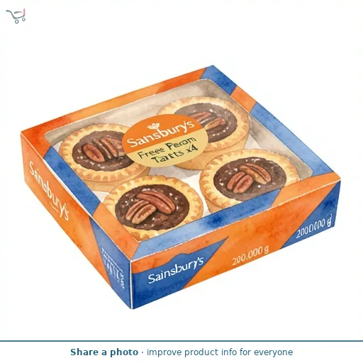 Sainsbury's Free From 4 Pecan Tarts 200g