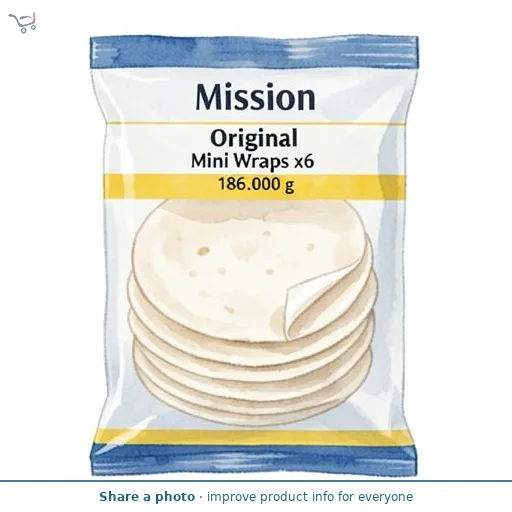 Mission Original Mini Wraps x6 186g