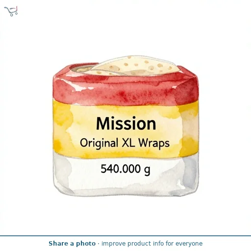 Mission Original XL Wraps 540g