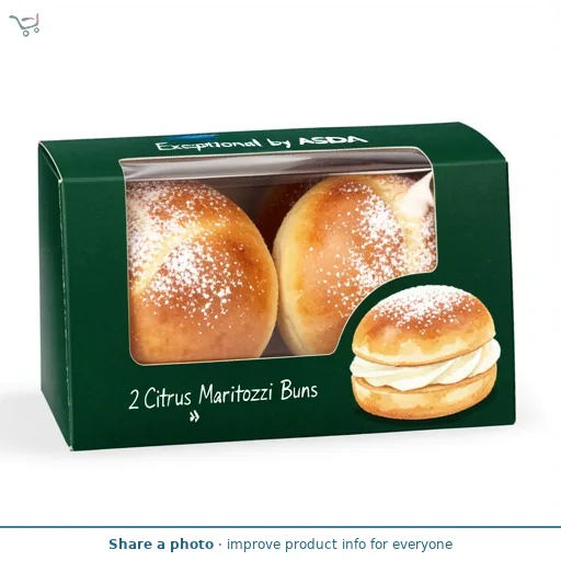 Exceptional by ASDA 2 Citrus Maritozzi Buns
