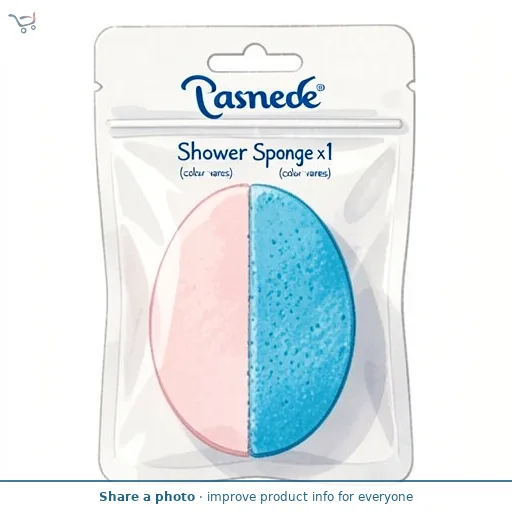 Ramer Cascade Shower Sponge x1 (colour varies)