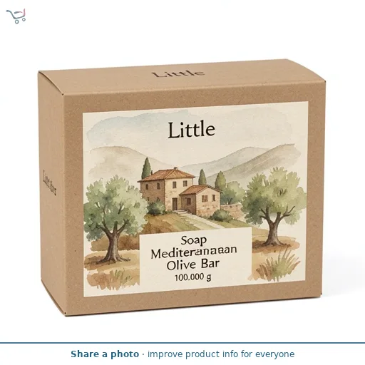 Little Soap Mediterranean Olive Bar 100g