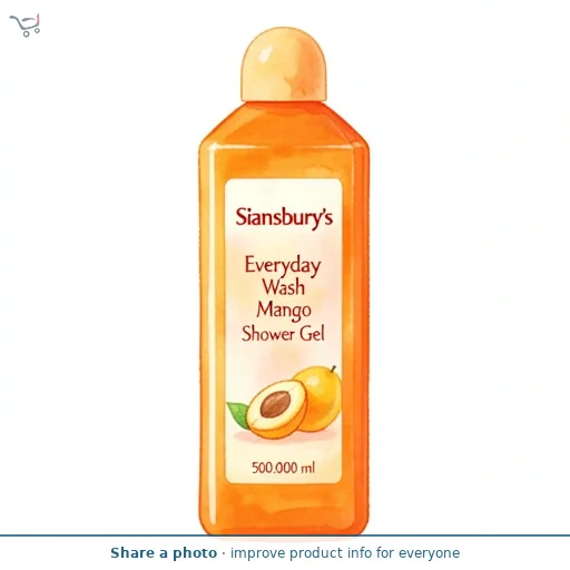 Sainsbury's Everyday Wash Juicy Mango Shower Gel 500ml