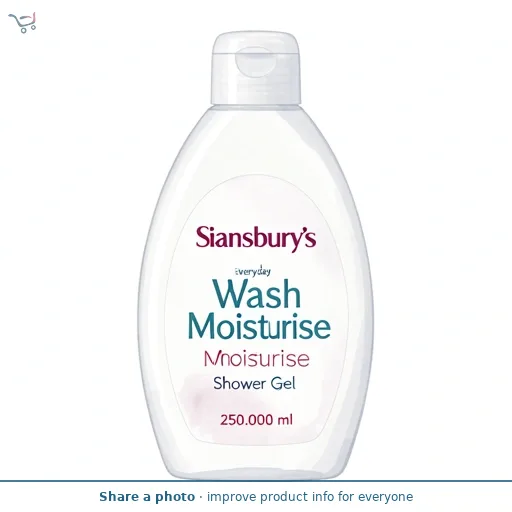 Sainsbury's Everyday Wash Moisturise Shower Gel 250ml