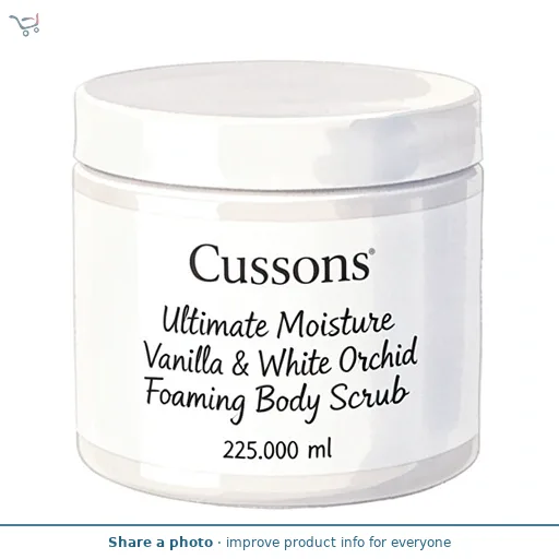 Cussons Ultimate Moisture Vanilla & White Orchid Foaming Body Scrub 225ml