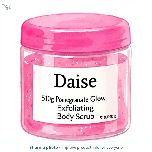 Daise 510g Pomegranate Glow Exfoliating Body Scrub