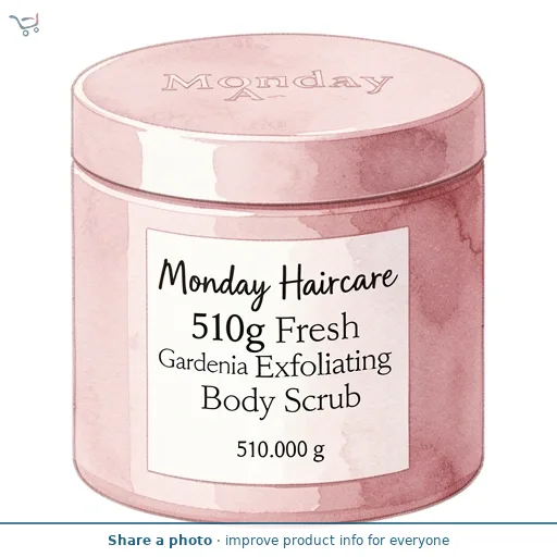 Monday Haircare 510g Fresh Gardenia Exfoliating Body Scrub