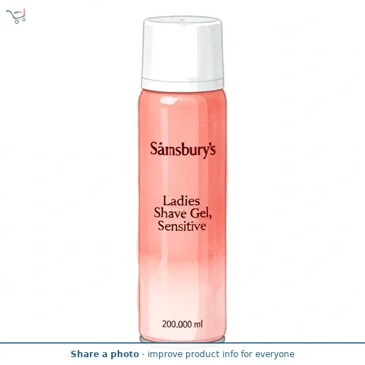 Sainsbury's Ladies Shave Gel, Sensitive 200ml