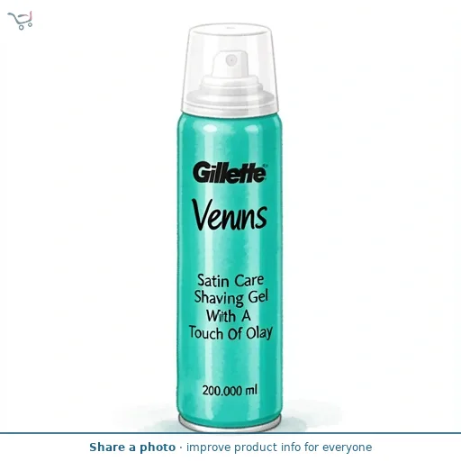 Gillette Venus Satin Care Shaving Gel With A Touch Of Olay 200ml