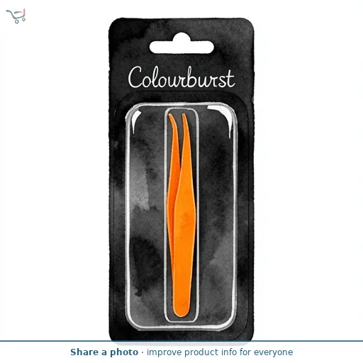 Colourburst Tools Full Sized Slant Tweezer Orange